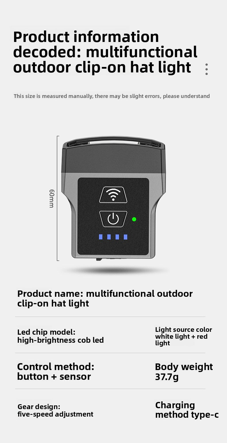 Hands-Free Cap Clip Light - 2 Pack