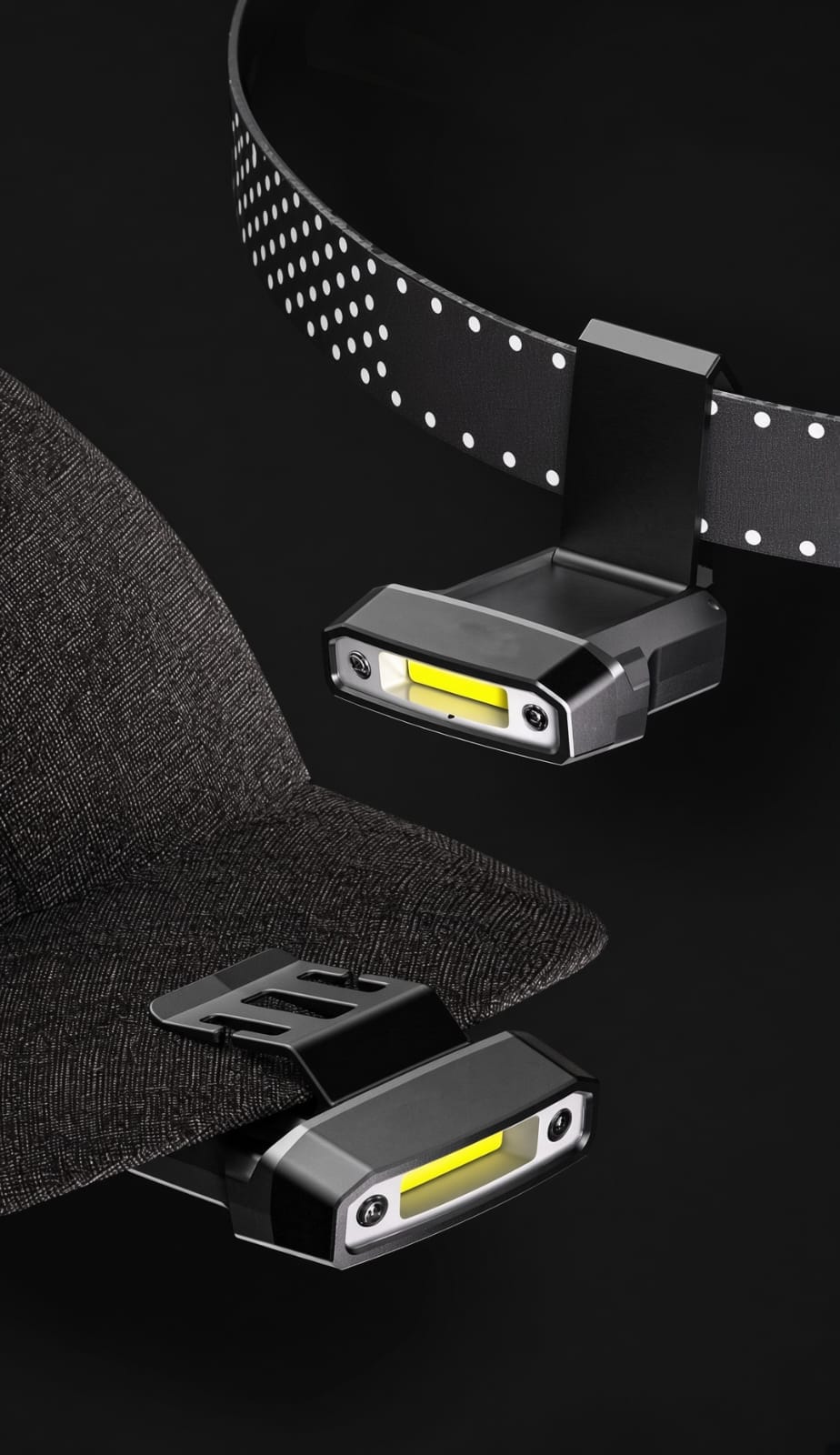Hands-Free Cap Clip Light - 2 Pack